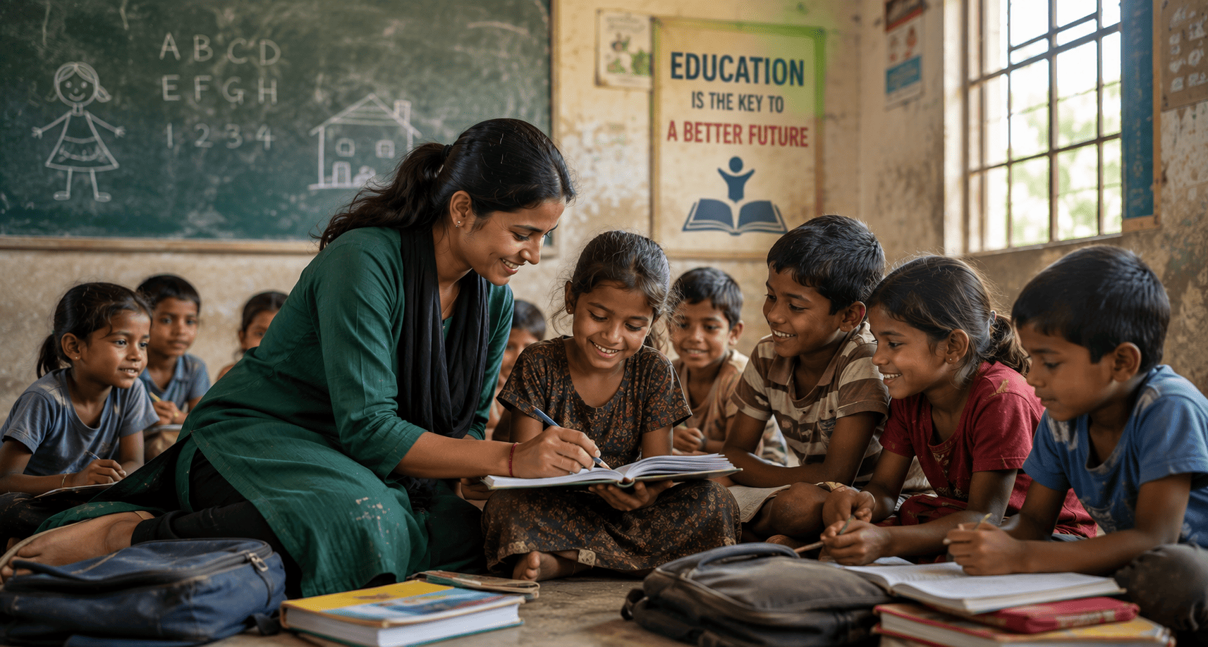 Provide Education to Underprivileged Children